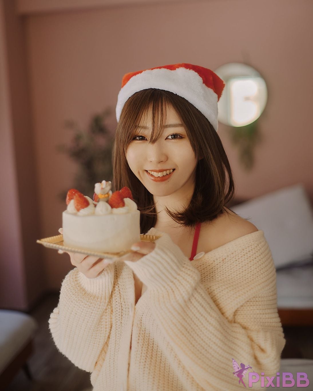 Japanese Idol Kasame Flower rain cape photo collection MerryXmas2022 PixiBB.COM 043