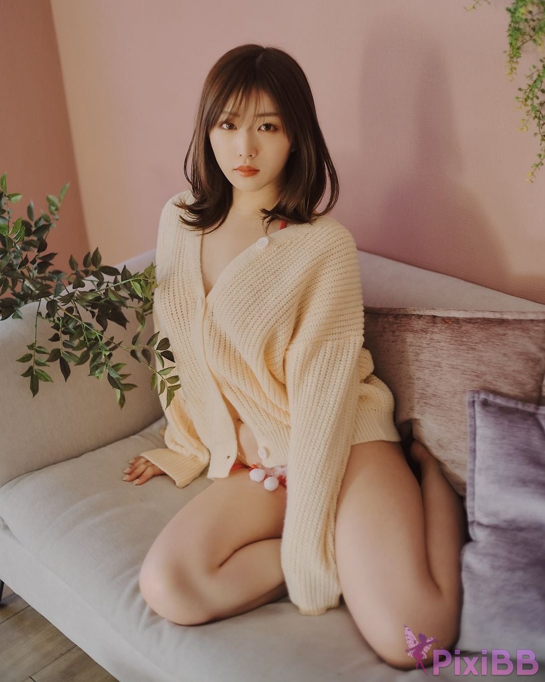 Japanese Idol Kasame Flower rain cape photo collection MerryXmas2022 PixiBB.COM 067