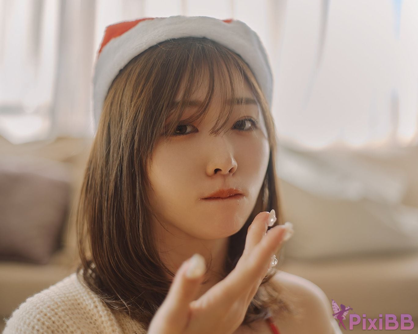 Japanese Idol Kasame Flower rain cape photo collection MerryXmas2022 PixiBB.COM 085