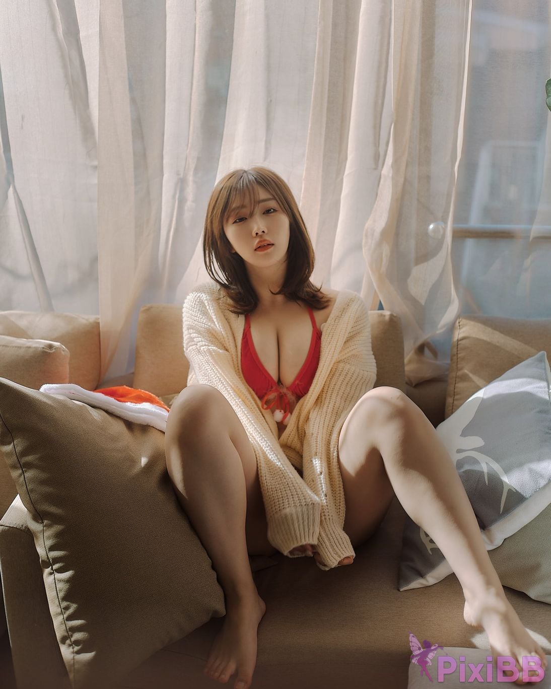 Japanese Idol Kasame Flower rain cape photo collection MerryXmas2022 PixiBB.COM 104