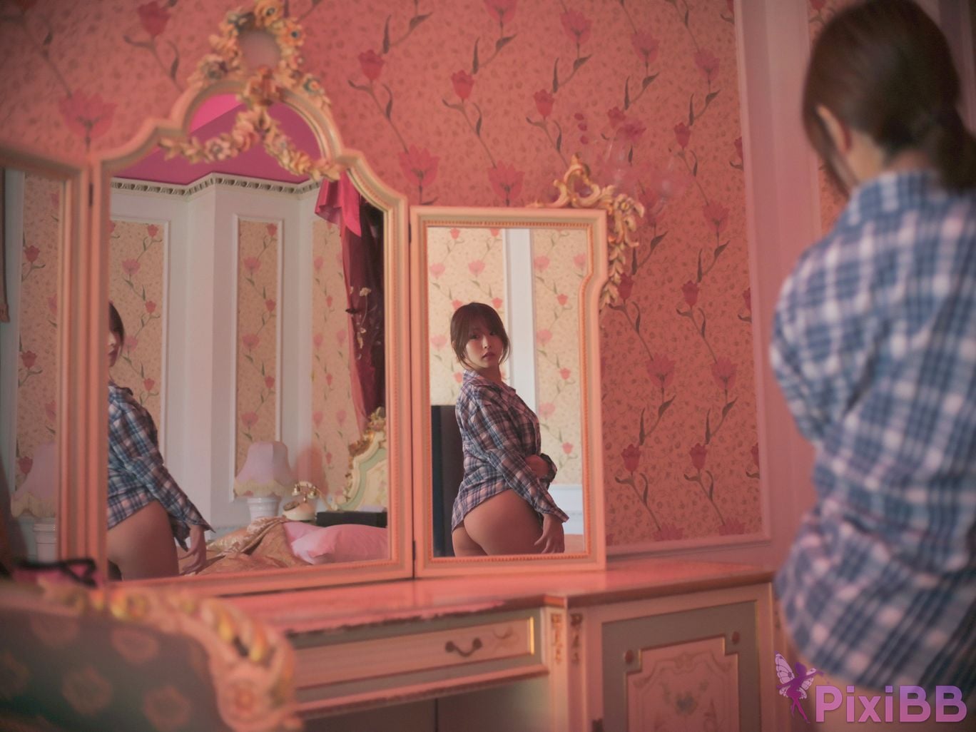 Japanese Idol Kasame Flower rain cape photo collection Blossom PixiBB.COM 063