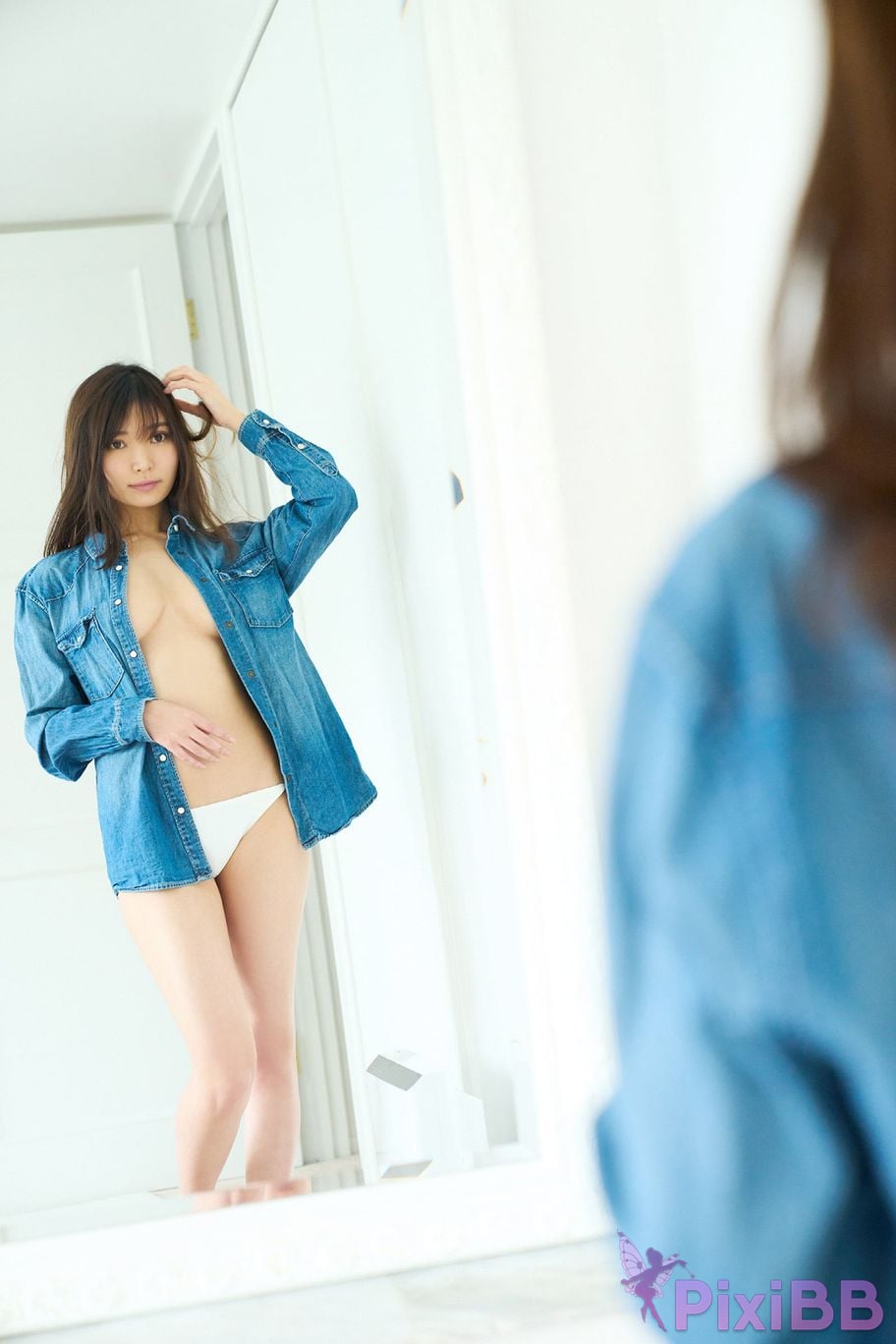 Japanese Idol Nitori Sayaka cartoon action digital photo collection hide in the night PixiBB.COM 006