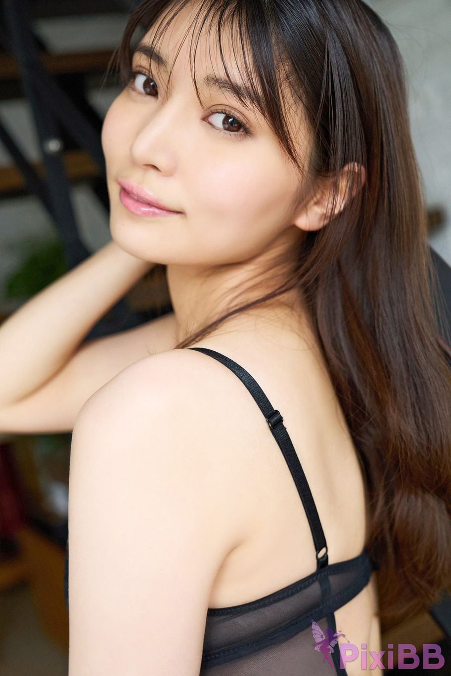 Japanese Idol Nitori Sayaka cartoon action digital photo collection hide in the night PixiBB.COM 026