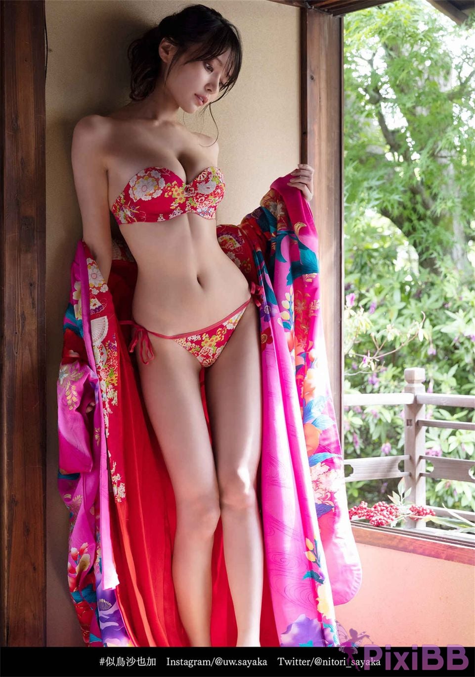 Japanese Idol Nitori Sayaka Harem fetish gravure summer illusion dreaming PixiBB.COM 036