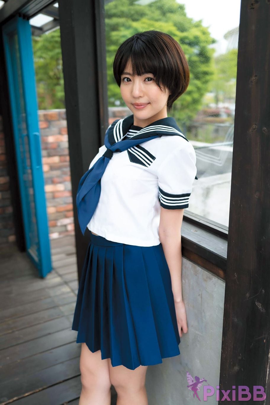 Japanese Idol Moeka Sasaki Asa Gei Secret digital photo book sister sailor special Takamines classmate PixiBB.COM 005