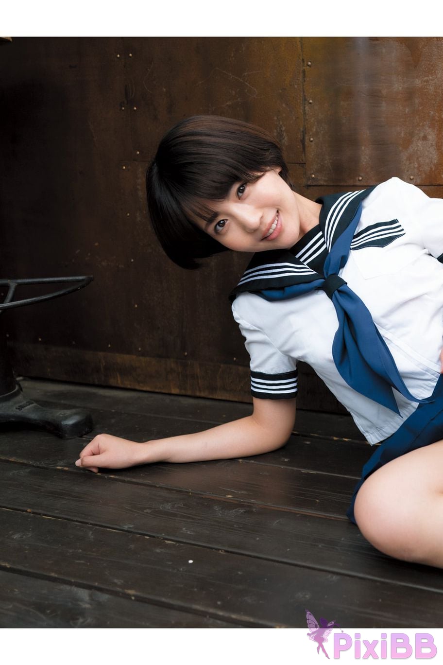 Japanese Idol Moeka Sasaki Asa Gei Secret digital photo book sister sailor special Takamines classmate PixiBB.COM 009