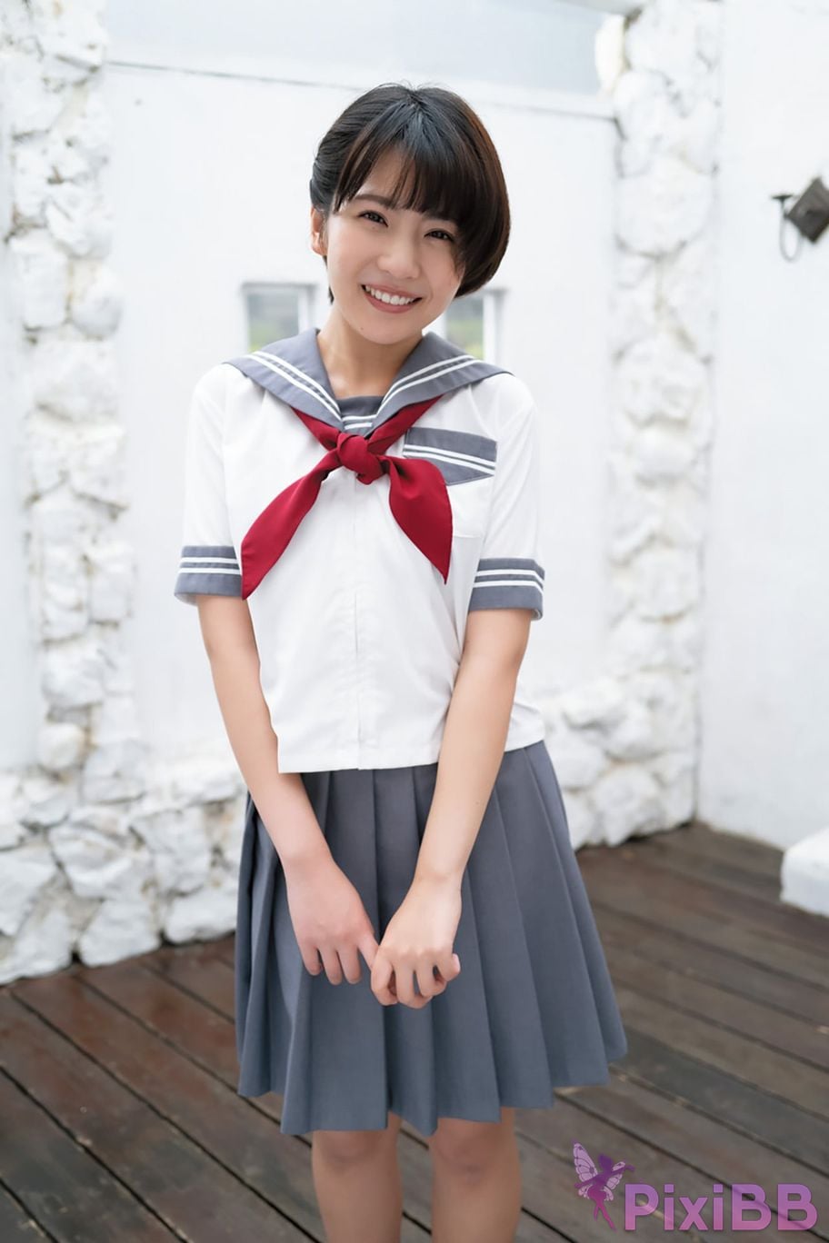 Japanese Idol Moeka Sasaki Asa Gei Secret digital photo book sister sailor special Takamines classmate PixiBB.COM 029