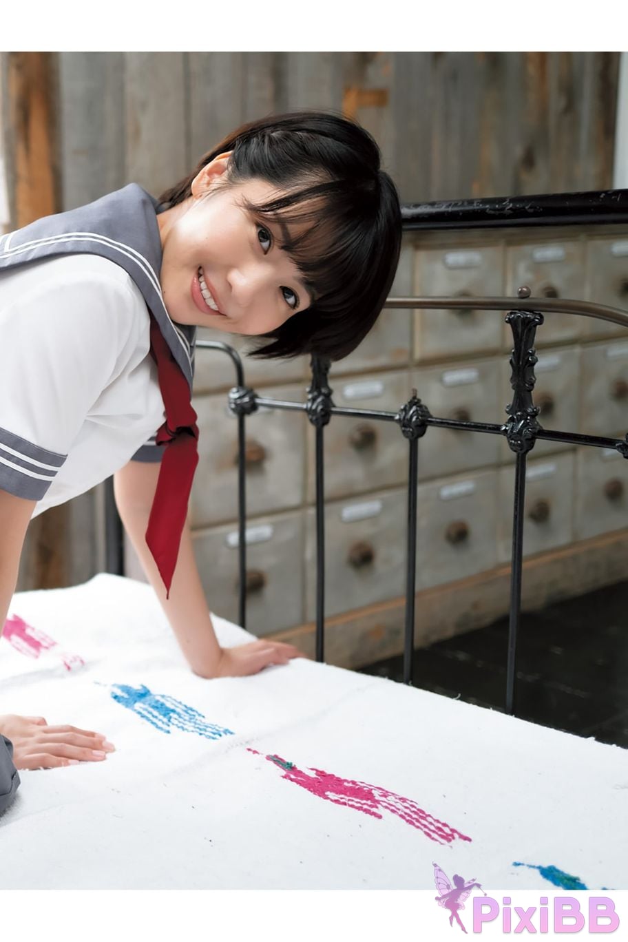 Japanese Idol Moeka Sasaki Asa Gei Secret digital photo book sister sailor special Takamines classmate PixiBB.COM 034