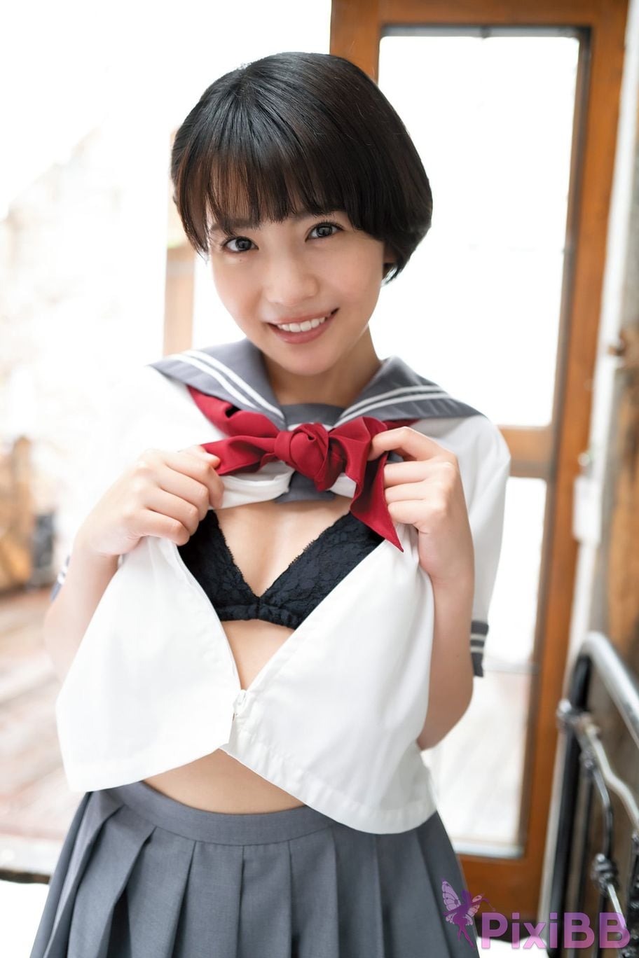 Japanese Idol Moeka Sasaki Asa Gei Secret digital photo book sister sailor special Takamines classmate PixiBB.COM 037