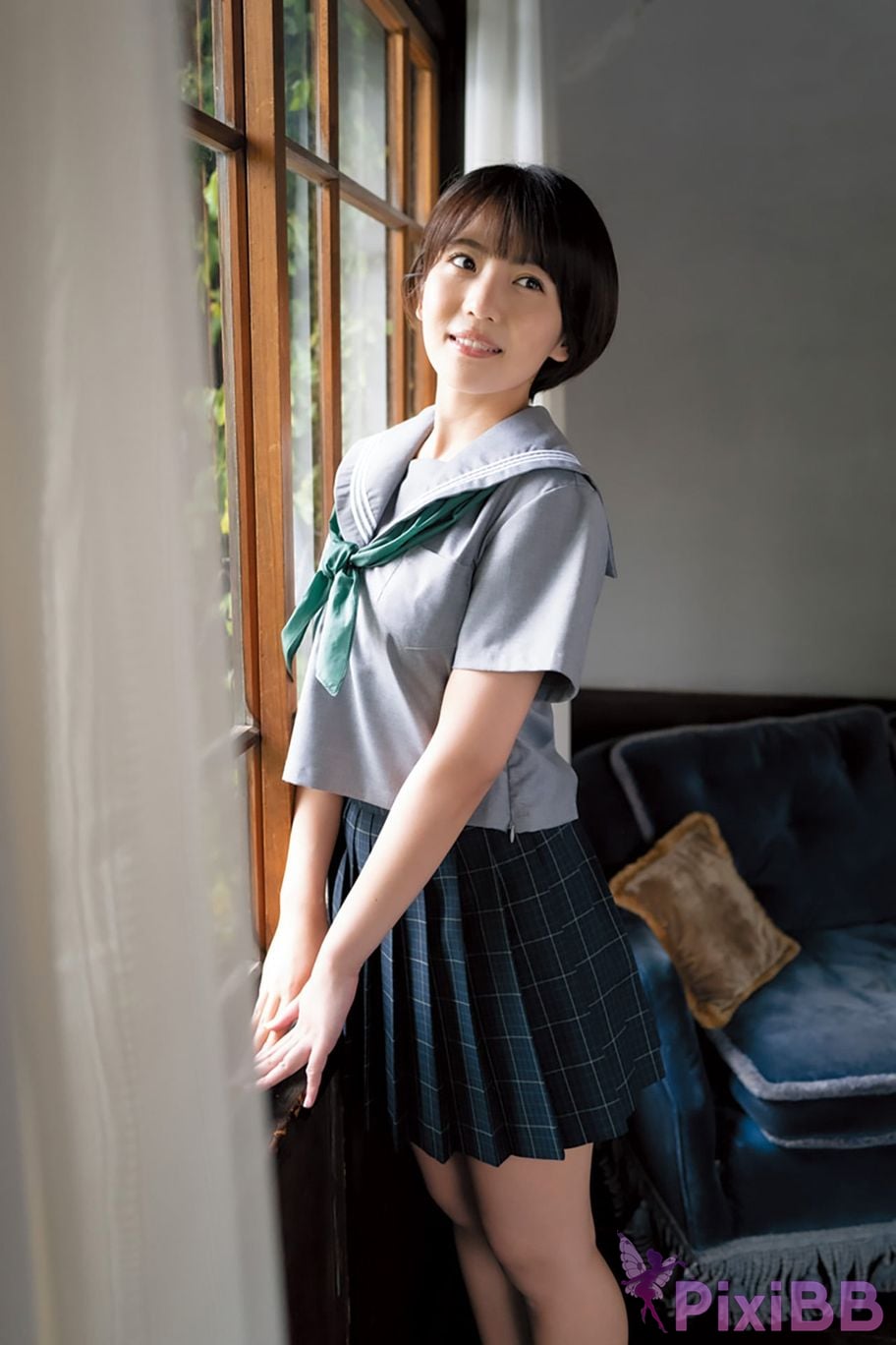 Japanese Idol Moeka Sasaki Asa Gei Secret digital photo book sister sailor special Takamines classmate PixiBB.COM 062