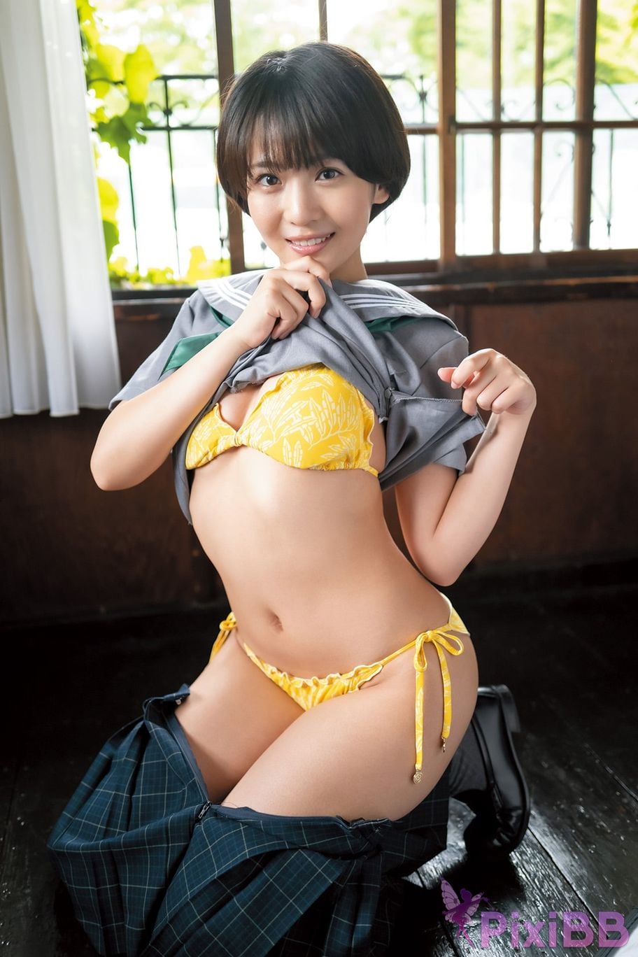 Japanese Idol Moeka Sasaki Asa Gei Secret digital photo book sister sailor special Takamines classmate PixiBB.COM 066
