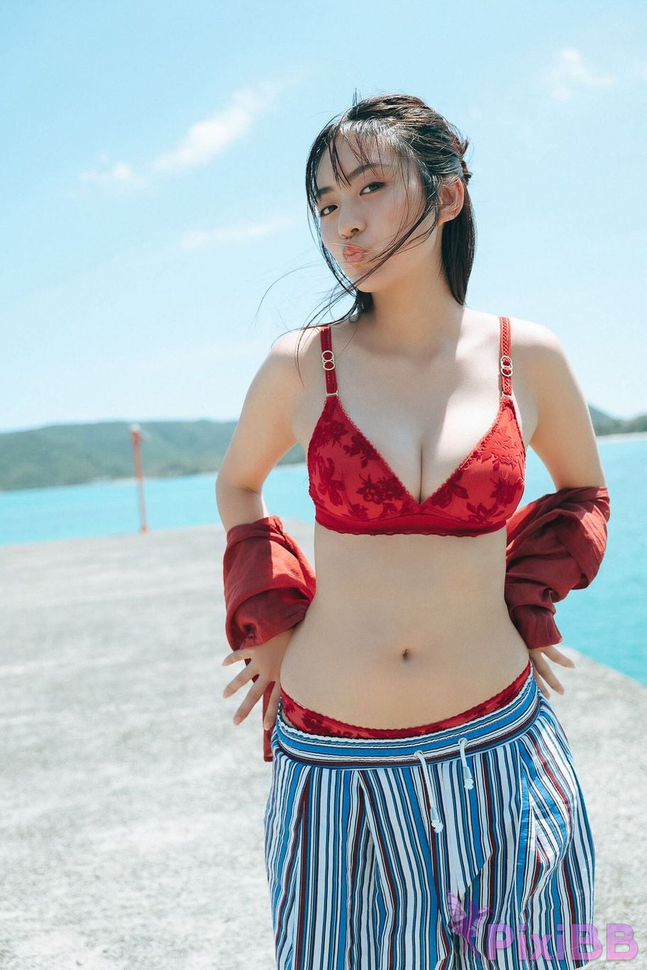 Japanese Idol Toyoda Runa Toyota Luna Expanded version Complete 50P Yanmaga Other YM 2024 issue 47 unreleased cut digital photo book PixiBB.COM 007
