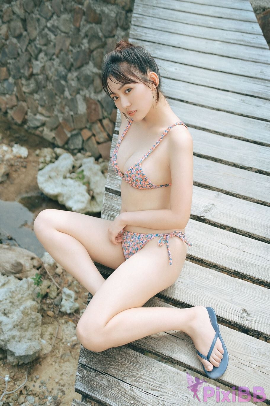 Japanese Idol Toyoda Runa Toyota Luna Expanded version Complete 50P Yanmaga Other YM 2024 issue 47 unreleased cut digital photo book PixiBB.COM 009