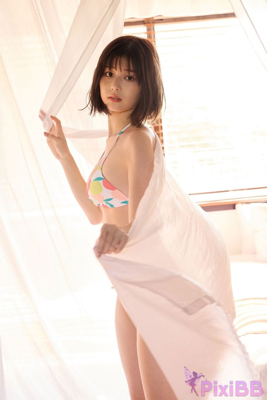 Japanese Idol Yuzuha Saeki Yanmaga Other YM 2023 issue 9 unreleased cut digital photo book PixiBB.COM 018