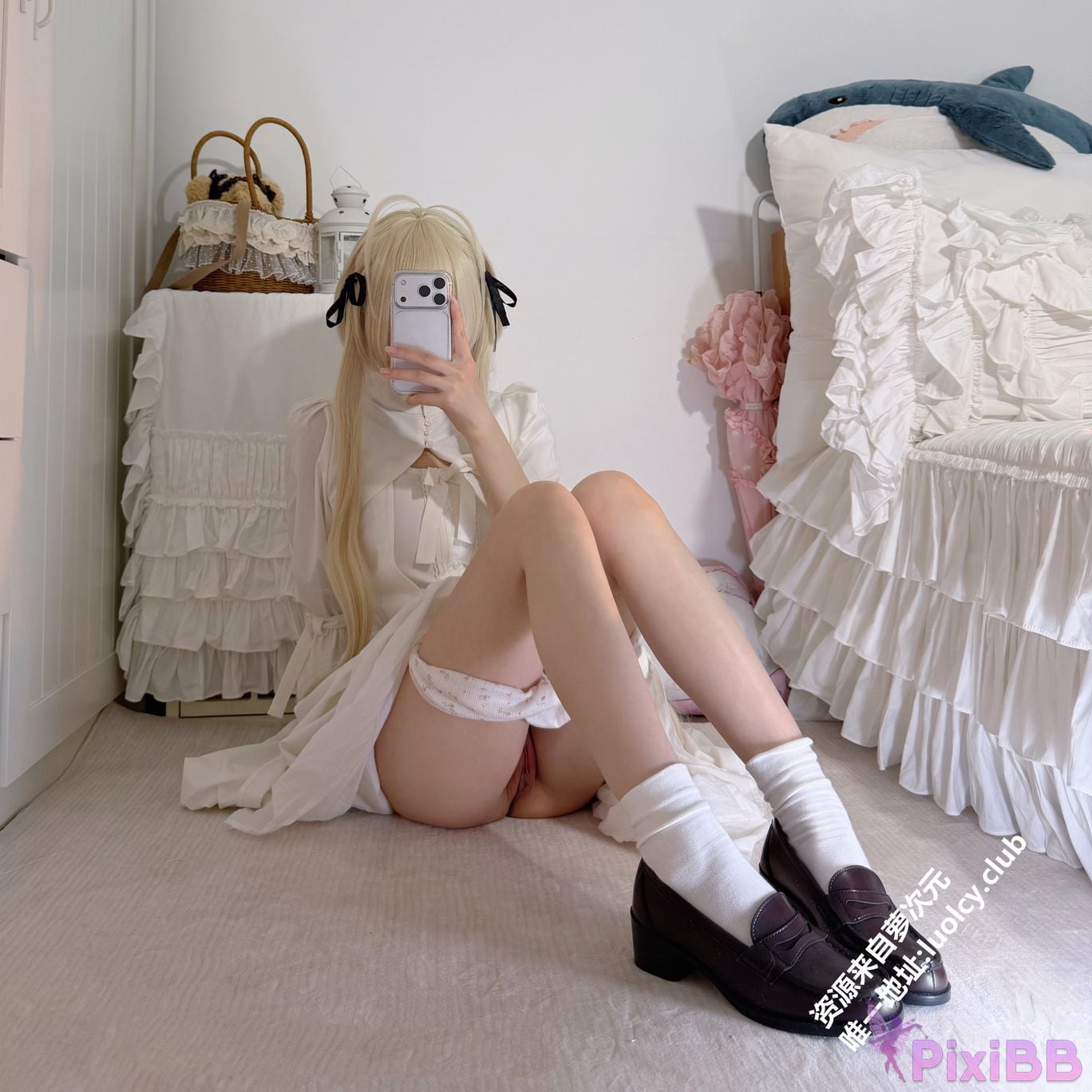 OtherXXX 18jkpeach Fairy peach a sweet Cos White haired girl PixiBB.COM 011