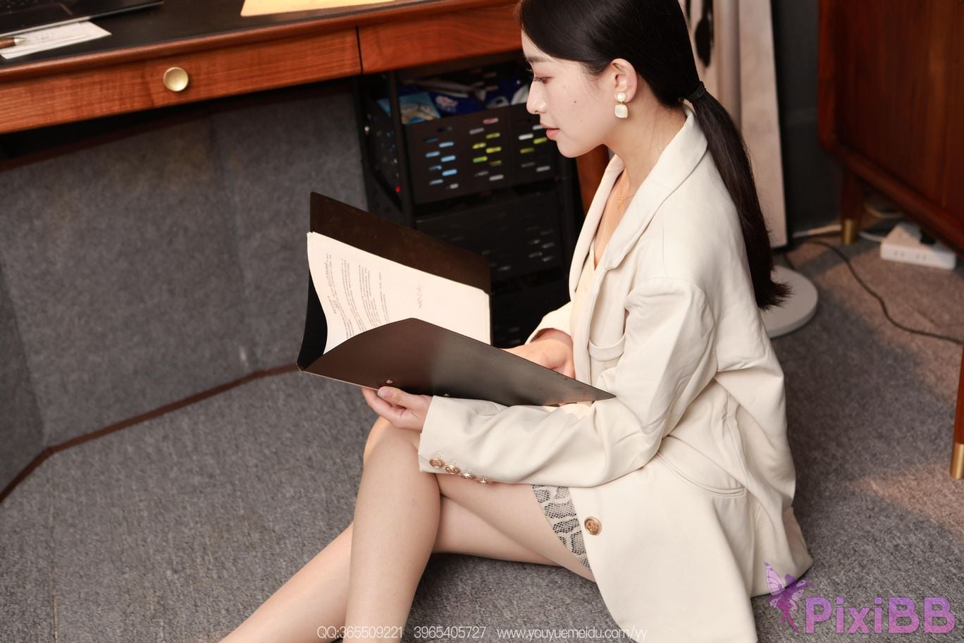 IESS Unconventional Interests No.2291 Xiaojie Python pattern leather skirt superior PixiBB.COM 037