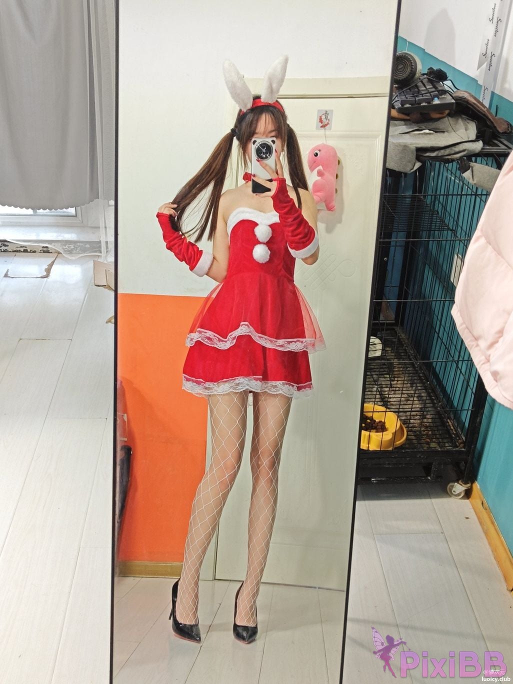OtherXXX puppy pvq Xiaoyijiang Top small breasts double ponytail loli Fund owner sex subscription PixiBB.COM 017