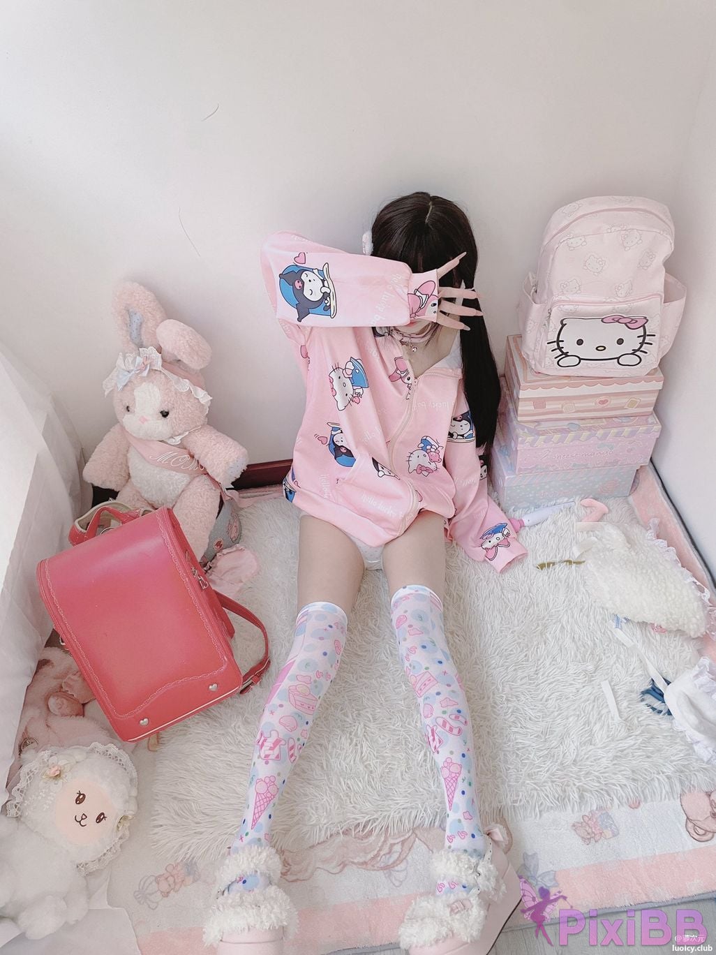 OtherXXX puppy pvq Xiaoyijiang Top small breasts double ponytail loli Fund owner sex subscription PixiBB.COM 189