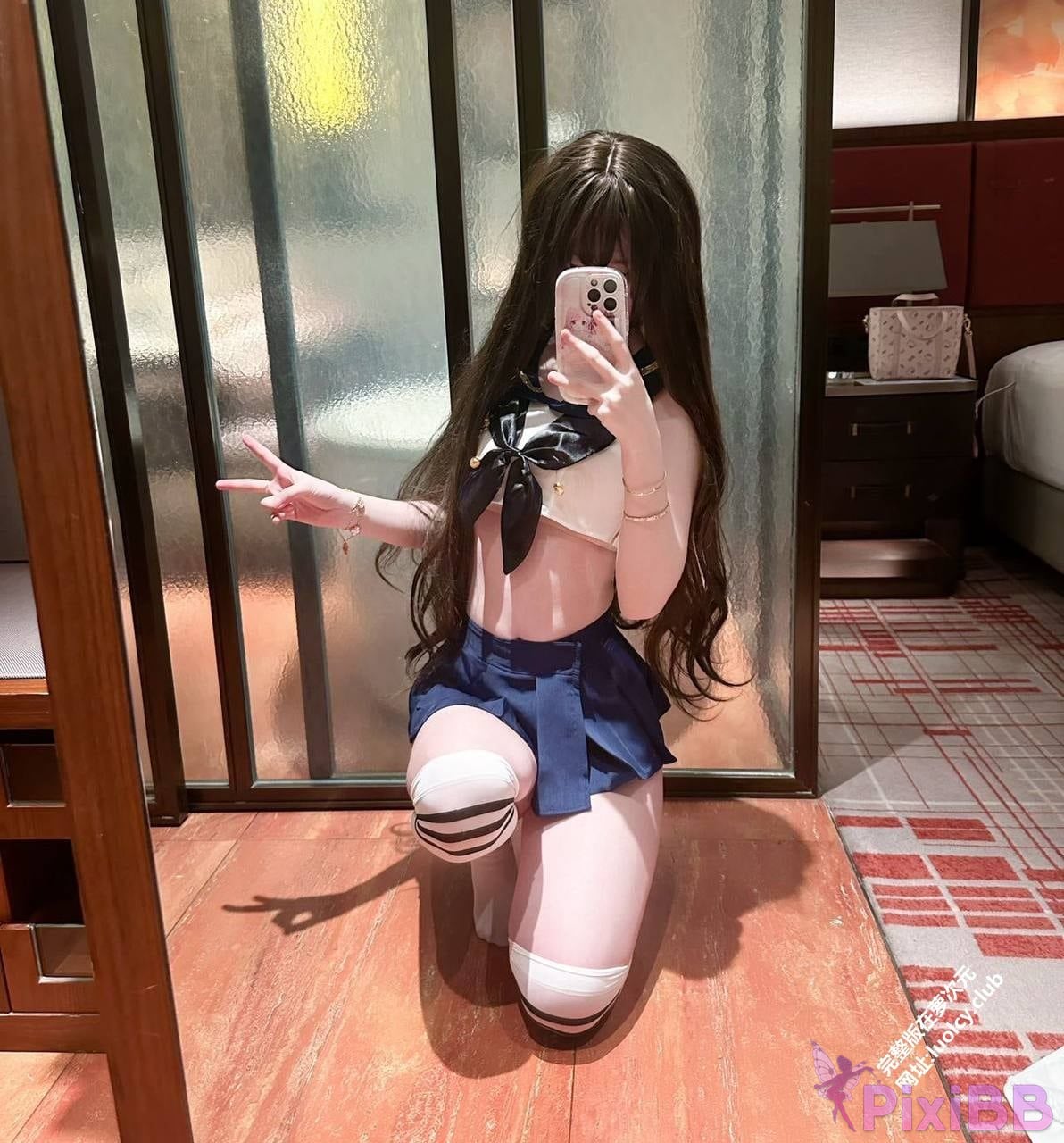 OtherXXX tianjiang little mango Lo Skirt masturbating in the mirror PixiBB.COM 010