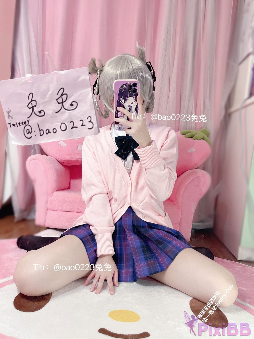 OtherXXX bao0223 Tutu sauce Top Twin Ponytail White Tiger Loli Subscription PixiBB.COM 007