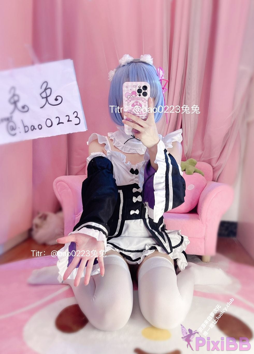 OtherXXX bao0223 Tutu sauce Top Twin Ponytail White Tiger Loli Subscription PixiBB.COM 032