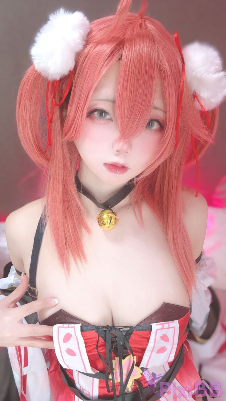 Cosplayer chuchu 004 Miko Sakura PixiBB.COM 016