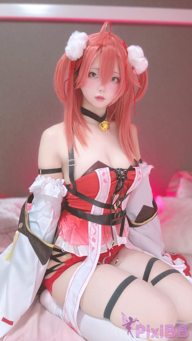 Cosplayer chuchu 004 Miko Sakura PixiBB.COM 030