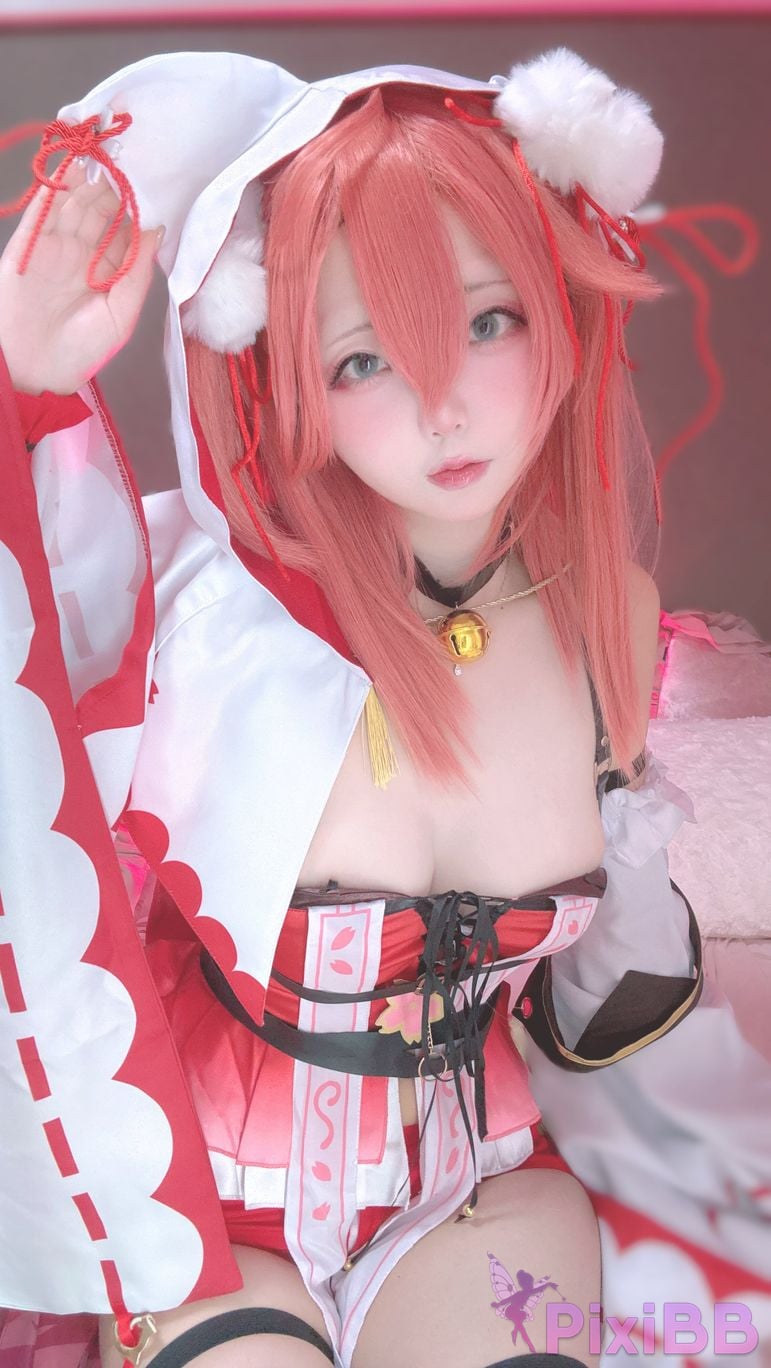 Cosplayer chuchu 004 Miko Sakura PixiBB.COM 034