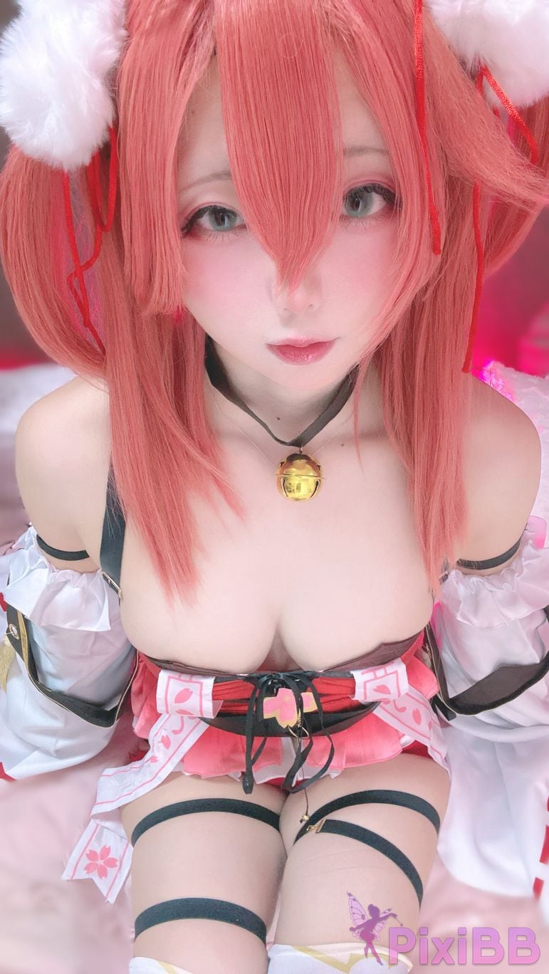 Cosplayer chuchu 004 Miko Sakura PixiBB.COM 041
