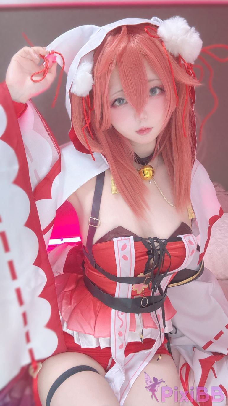 Cosplayer chuchu 004 Miko Sakura PixiBB.COM 067