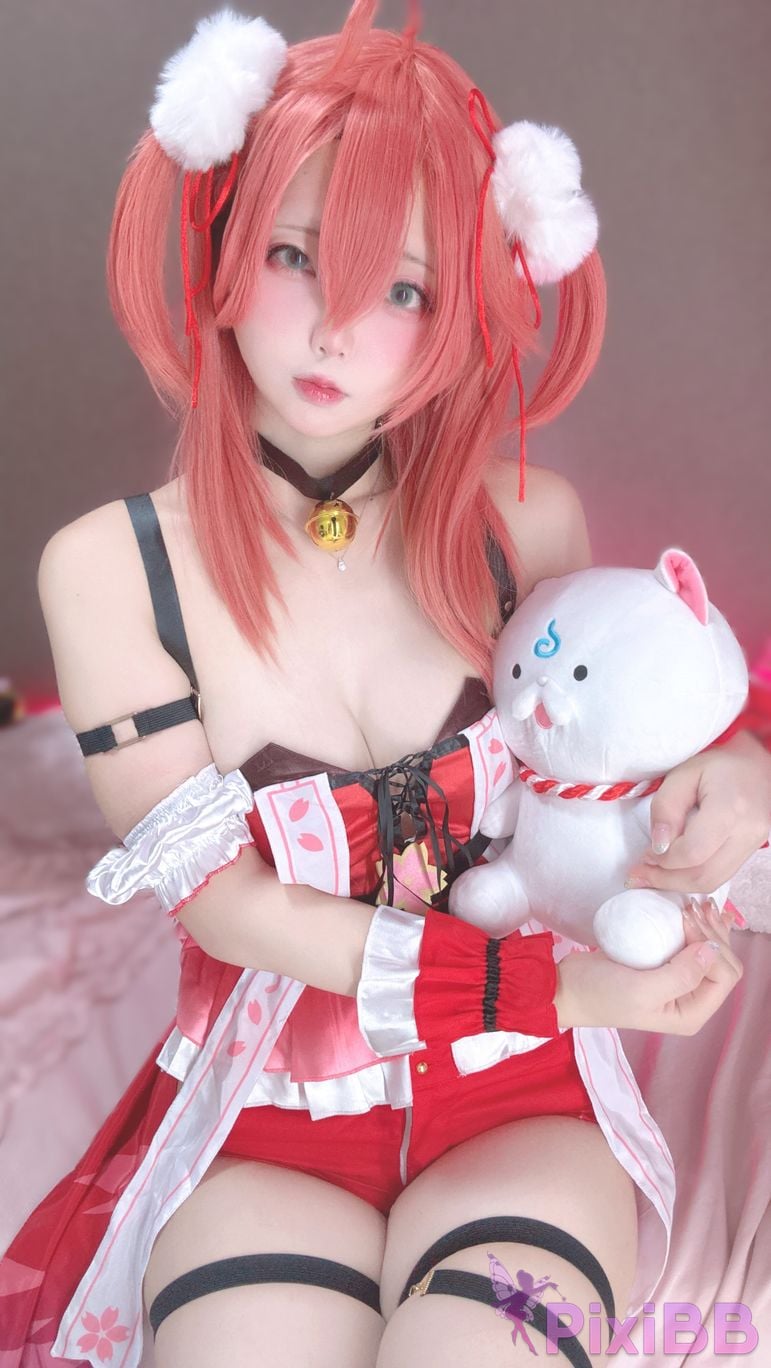 Cosplayer chuchu 004 Miko Sakura PixiBB.COM 073