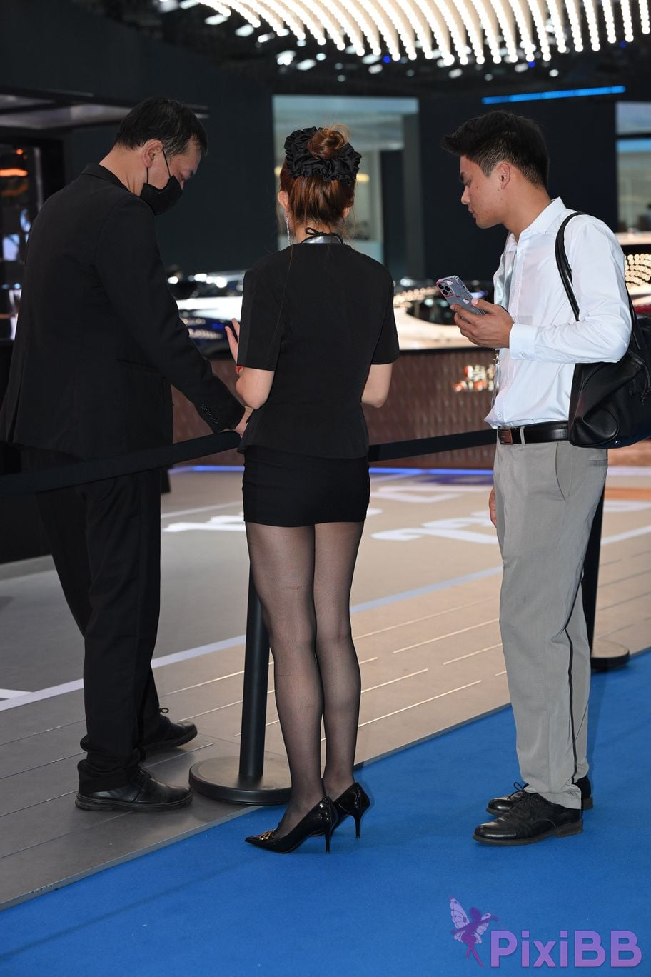 Featured Street Photography Works No.5919 Black skirt and stockings OL PixiBB.COM 012