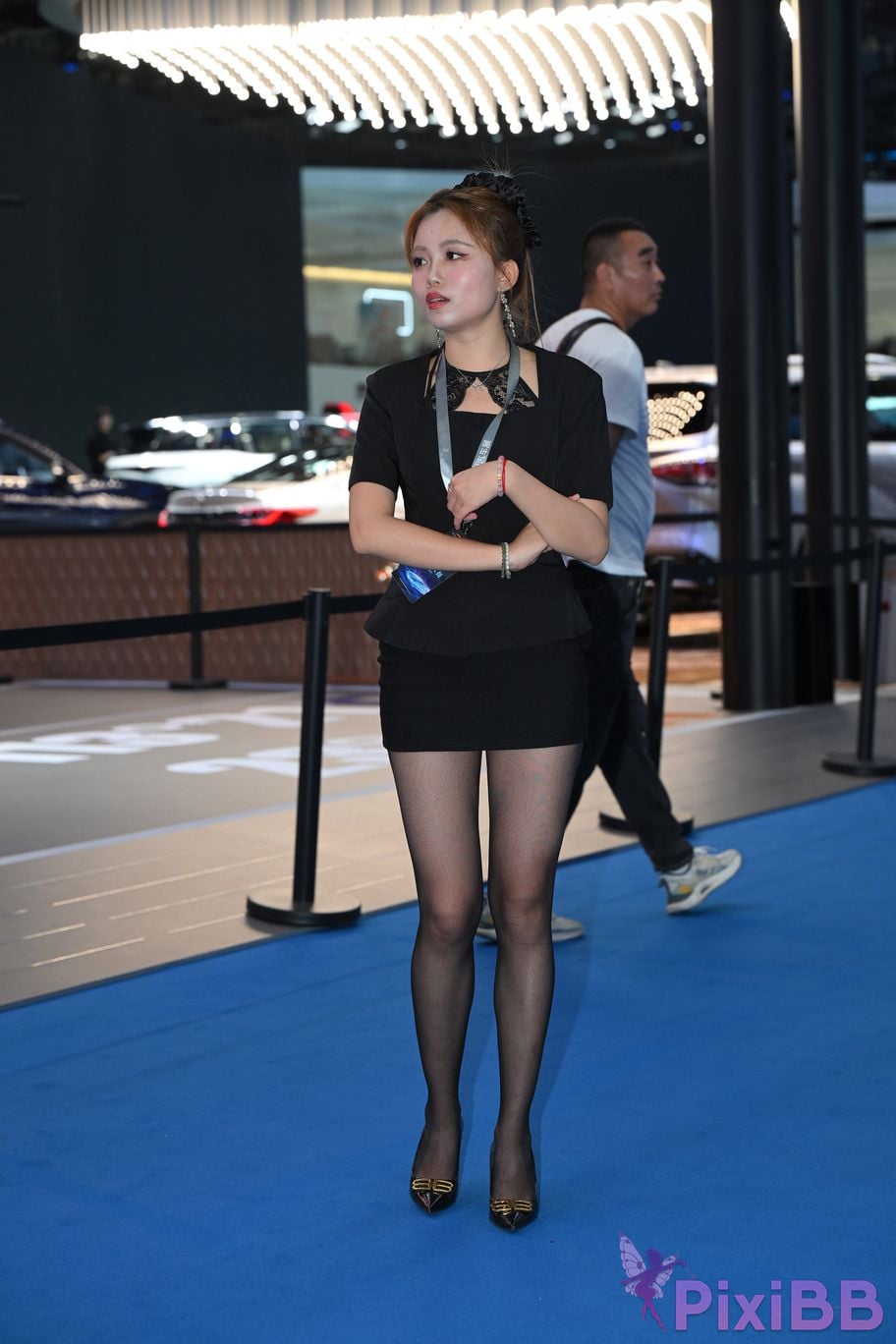 Featured Street Photography Works No.5919 Black skirt and stockings OL PixiBB.COM 036