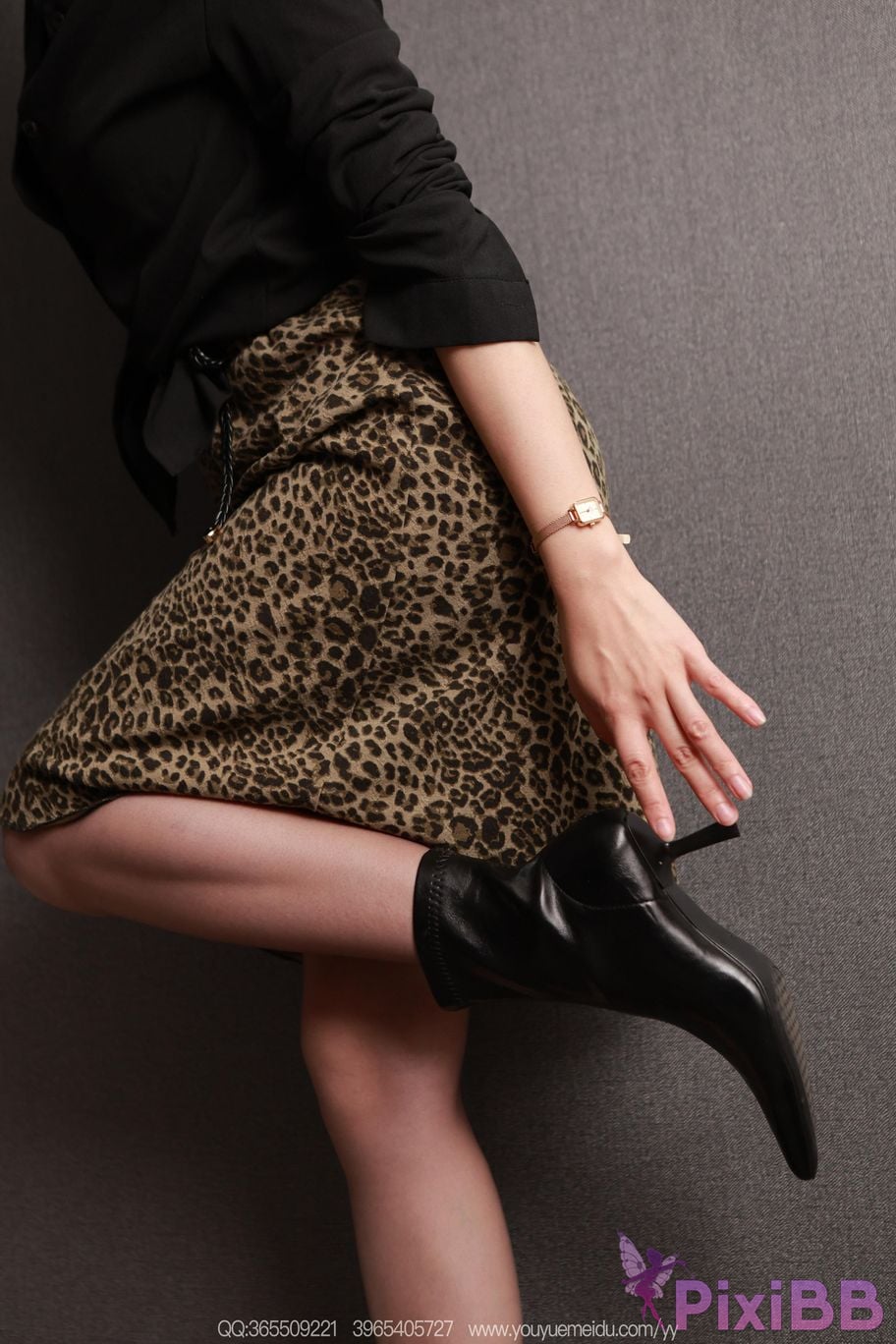 IESS Unconventional Interests No.2312 Xiaojie Short Leopard Print Boots superior PixiBB.COM 009