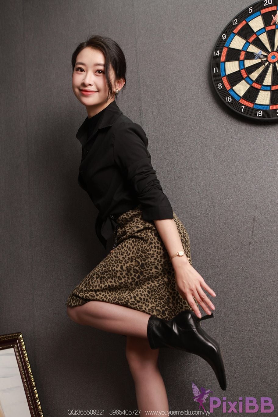 IESS Unconventional Interests No.2312 Xiaojie Short Leopard Print Boots superior PixiBB.COM 010