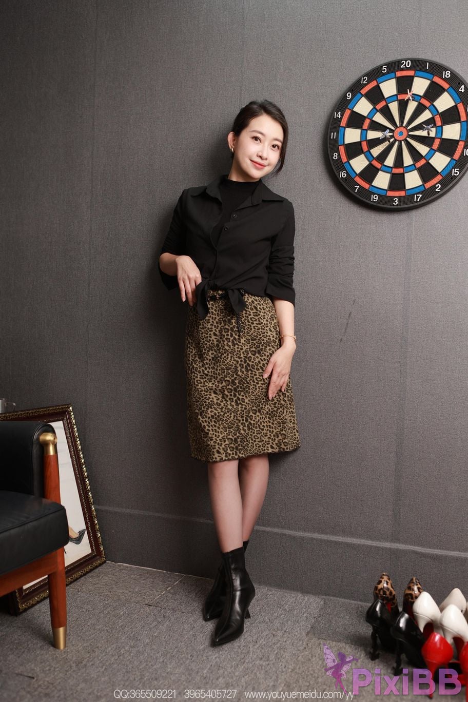 IESS Unconventional Interests No.2312 Xiaojie Short Leopard Print Boots superior PixiBB.COM 021