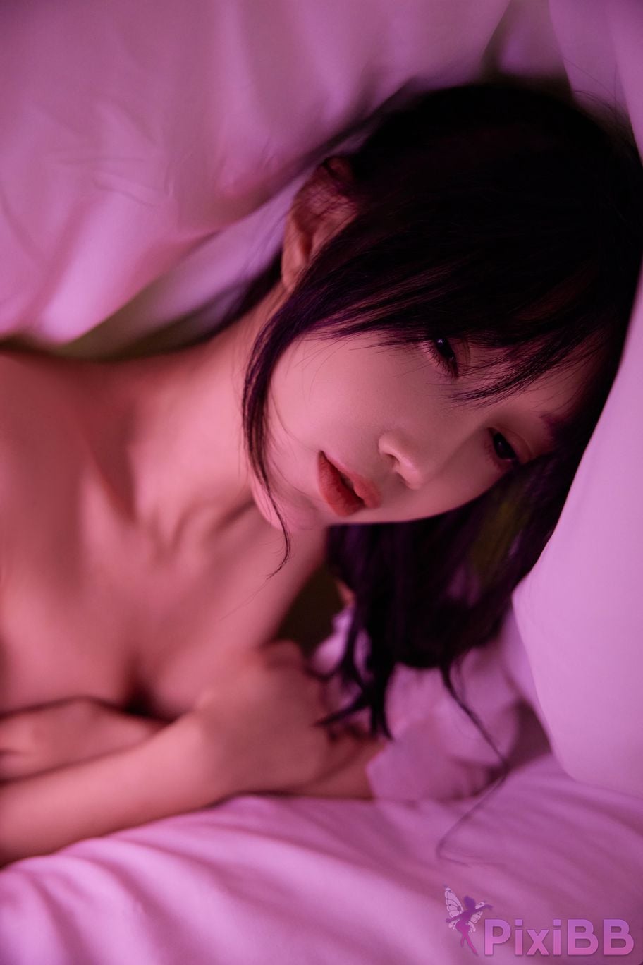 No watermark for in app purchases Yueer Yue er white shirt PixiBB.COM 046