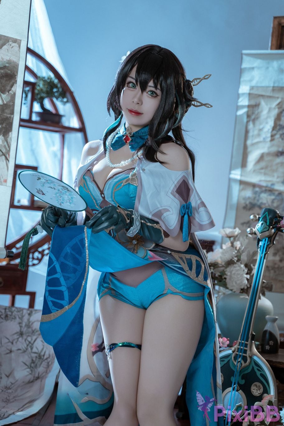 Cosplayer Husensen Collapse Star Dome Railway Ruan Mei PixiBB.COM 004