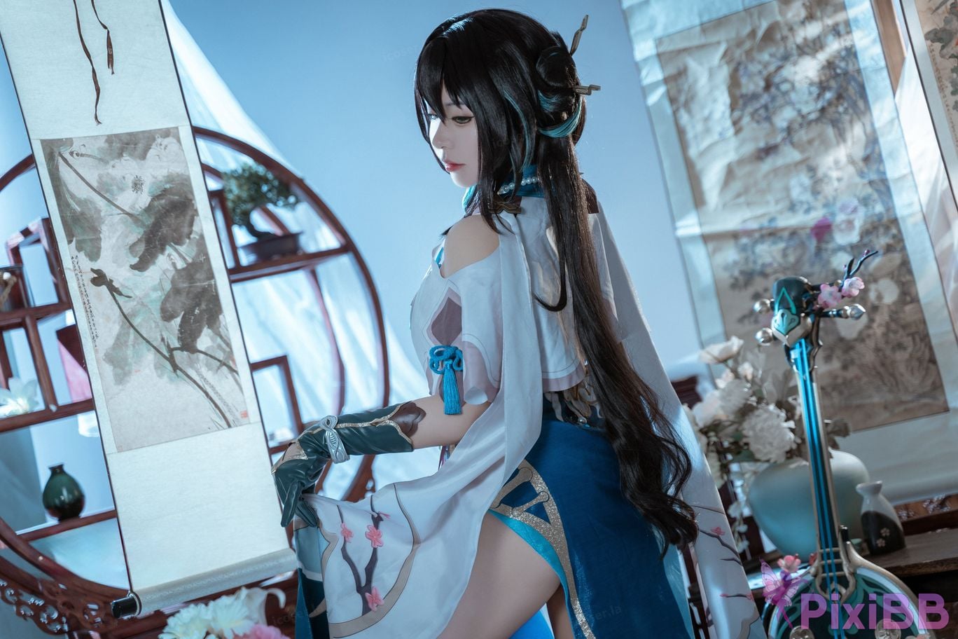 Cosplayer Husensen Collapse Star Dome Railway Ruan Mei PixiBB.COM 005