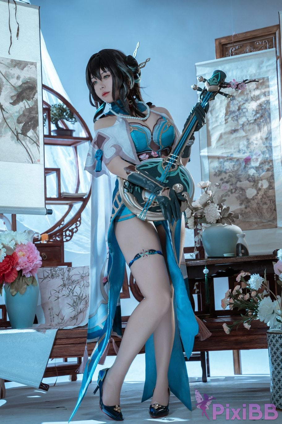 Cosplayer Husensen Collapse Star Dome Railway Ruan Mei PixiBB.COM 007