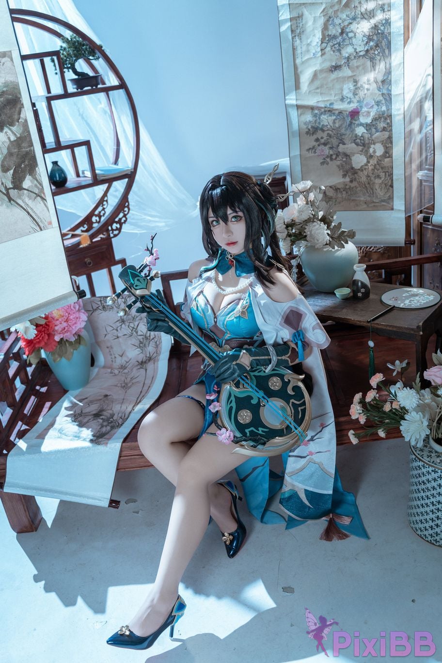Cosplayer Husensen Collapse Star Dome Railway Ruan Mei PixiBB.COM 012
