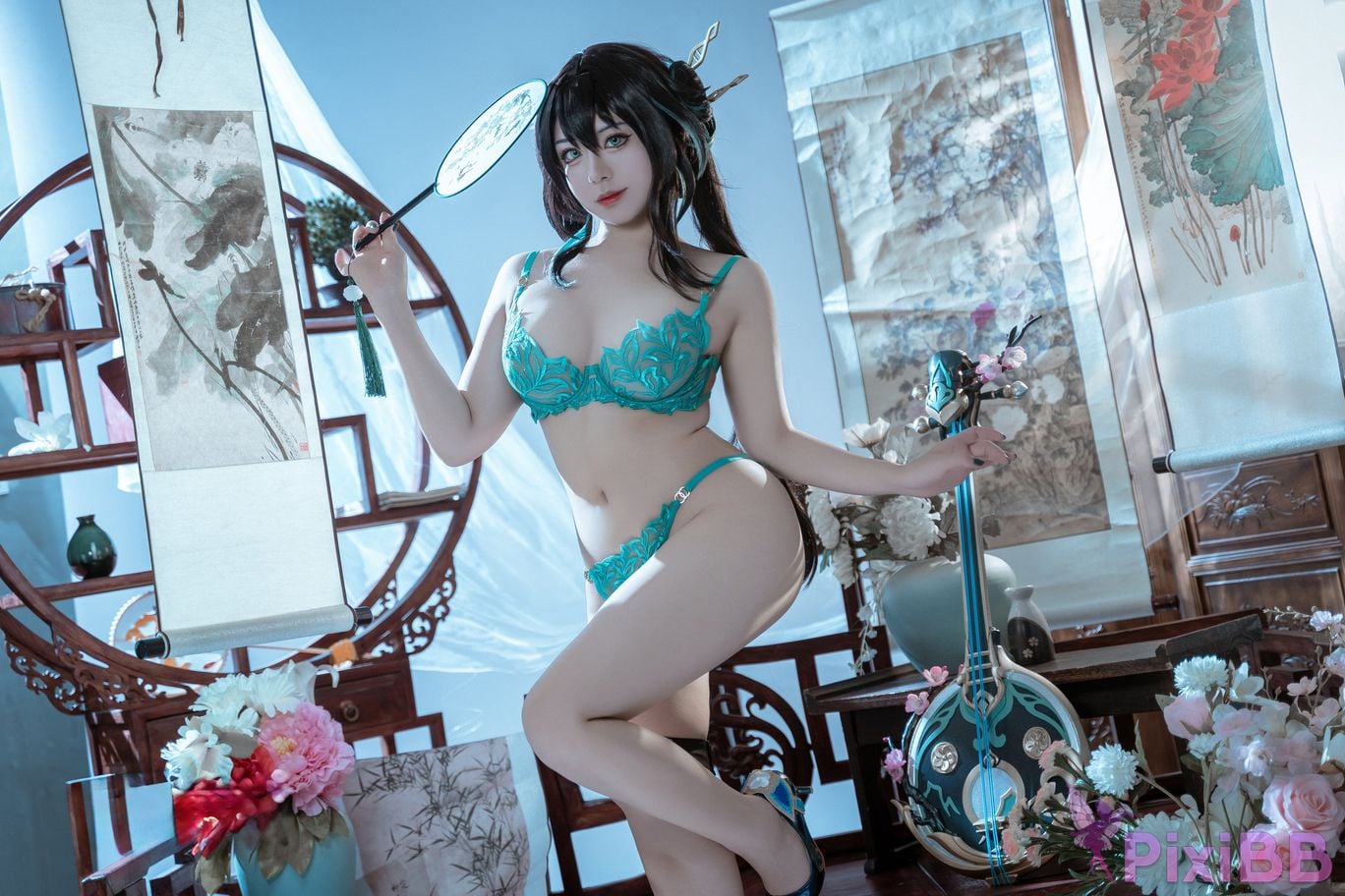 Cosplayer Husensen Collapse Star Dome Railway Ruan Mei PixiBB.COM 018