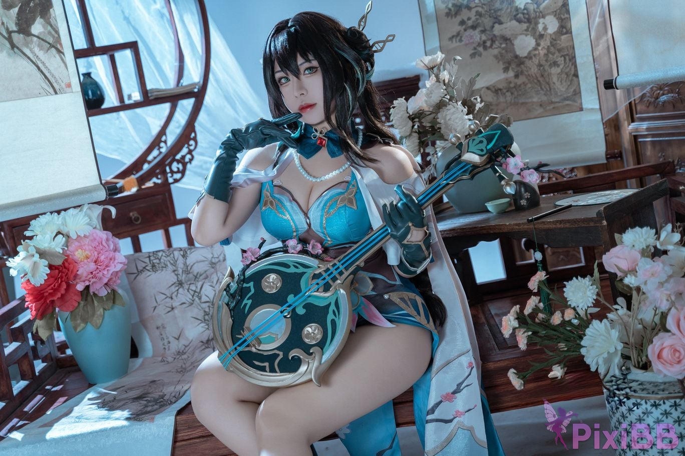 Cosplayer Husensen Collapse Star Dome Railway Ruan Mei PixiBB.COM 023