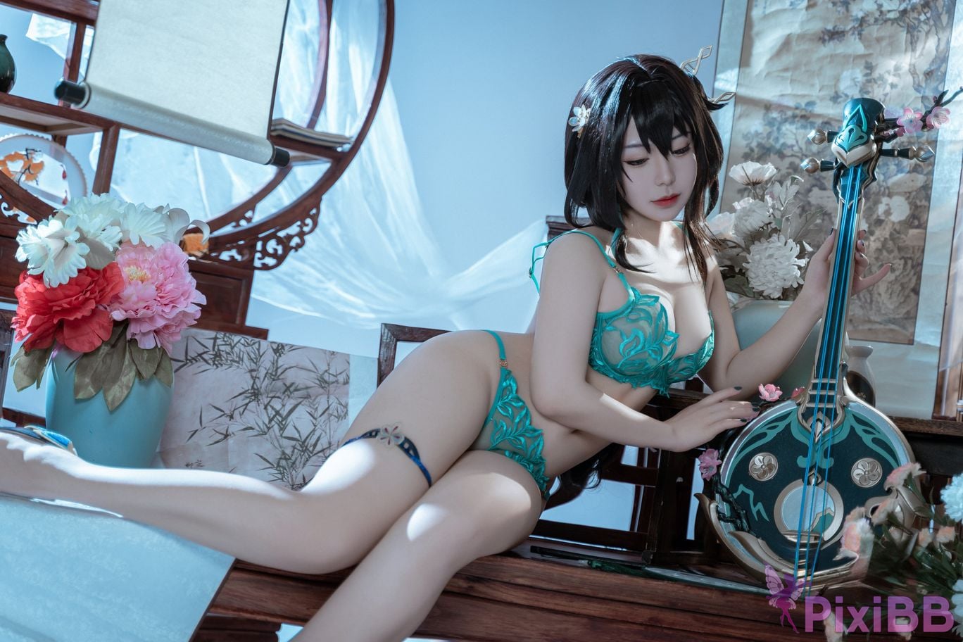 Cosplayer Husensen Collapse Star Dome Railway Ruan Mei PixiBB.COM 027