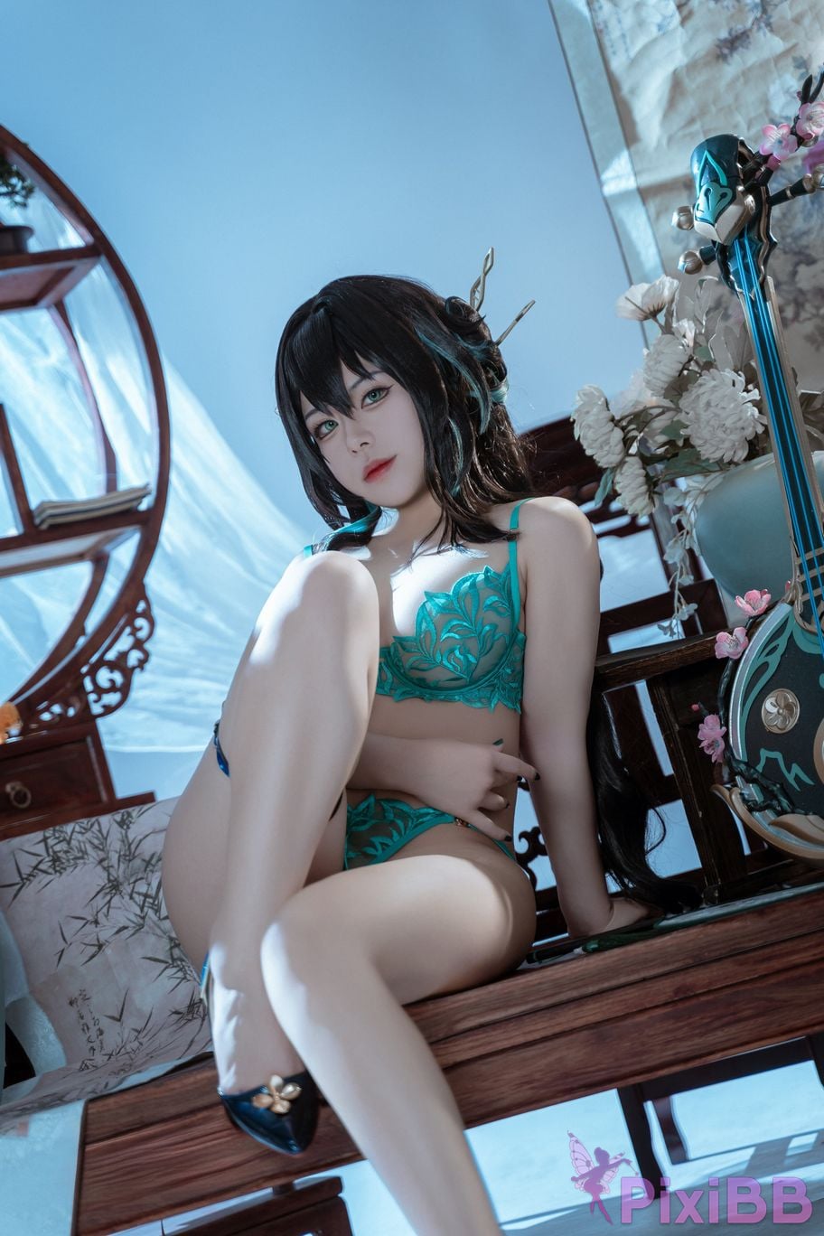 Cosplayer Husensen Collapse Star Dome Railway Ruan Mei PixiBB.COM 028