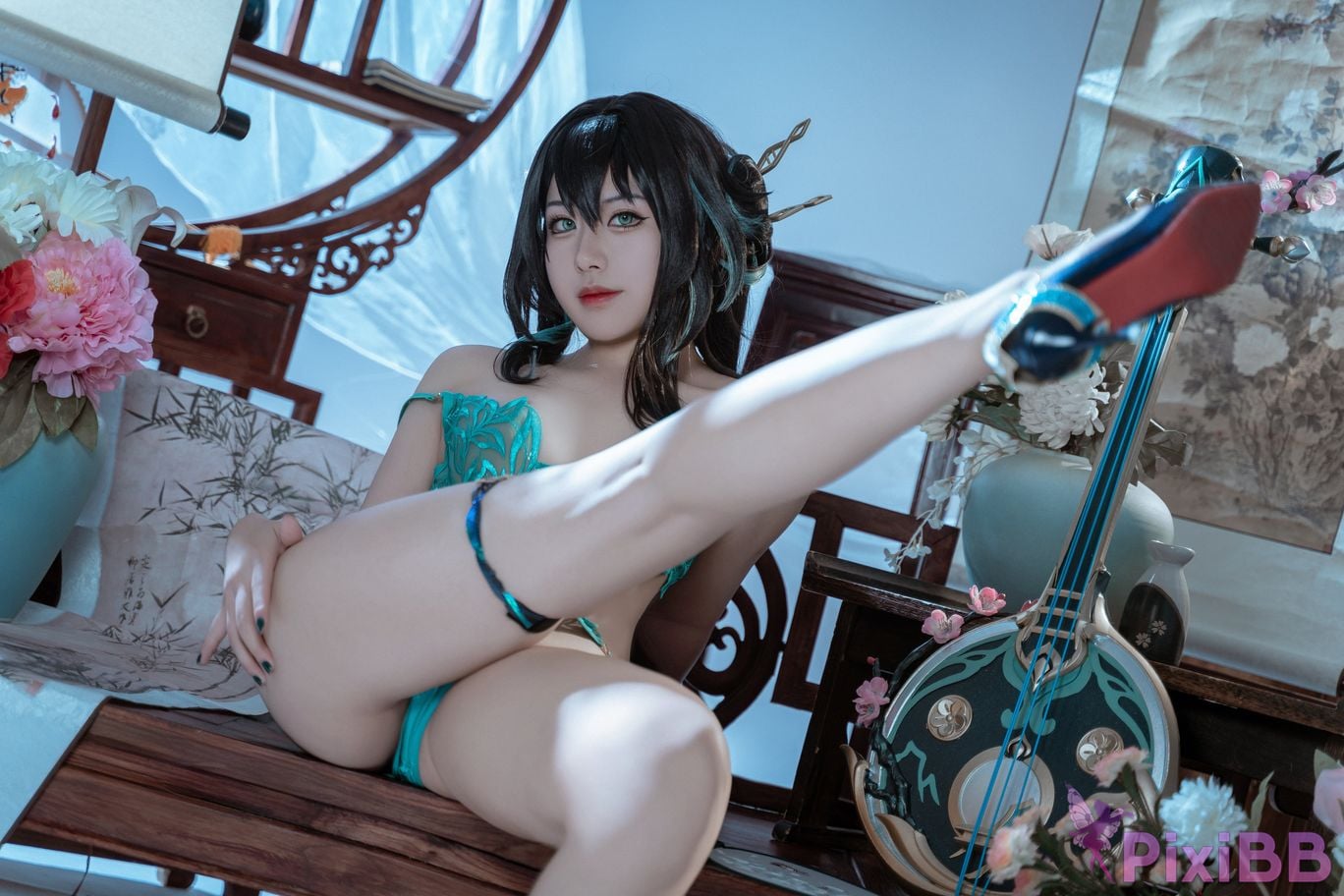 Cosplayer Husensen Collapse Star Dome Railway Ruan Mei PixiBB.COM 029