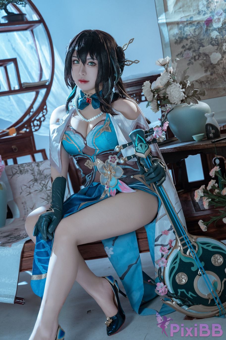 Cosplayer Husensen Collapse Star Dome Railway Ruan Mei PixiBB.COM 034