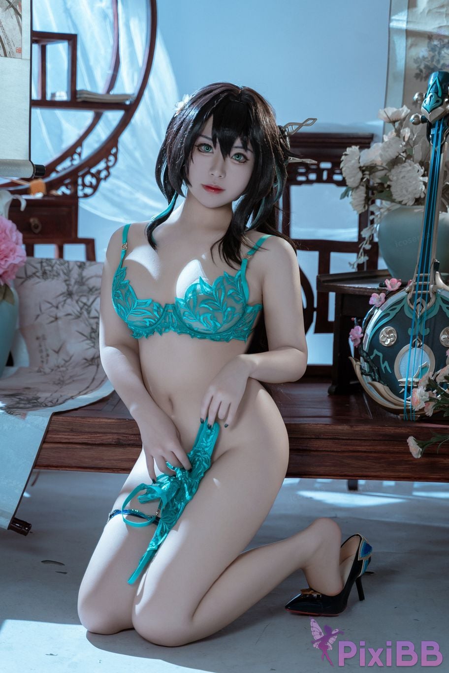 Cosplayer Husensen Collapse Star Dome Railway Ruan Mei PixiBB.COM 037