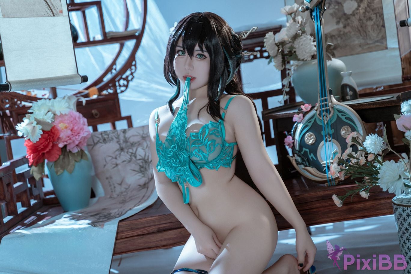 Cosplayer Husensen Collapse Star Dome Railway Ruan Mei PixiBB.COM 038