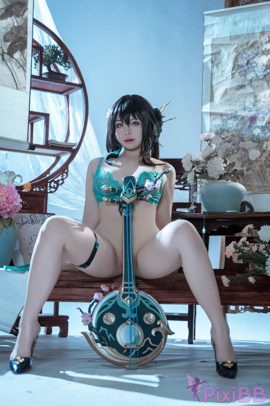 Cosplayer Husensen Collapse Star Dome Railway Ruan Mei PixiBB.COM 041